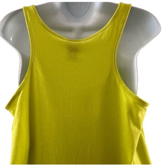 Rue21 Womens Lime Green Tank Top L Rayon/Spandex Made In Vietnam - Picture 6 of 9